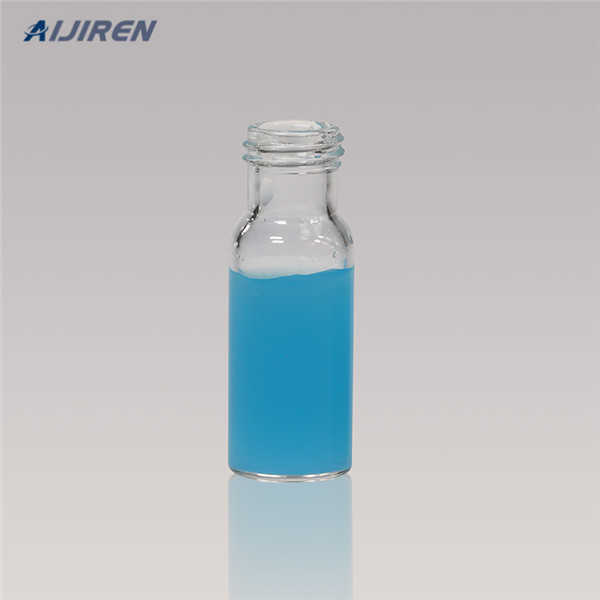 20ml thread gc glass vials with beveled edge for analysis instrument for sale